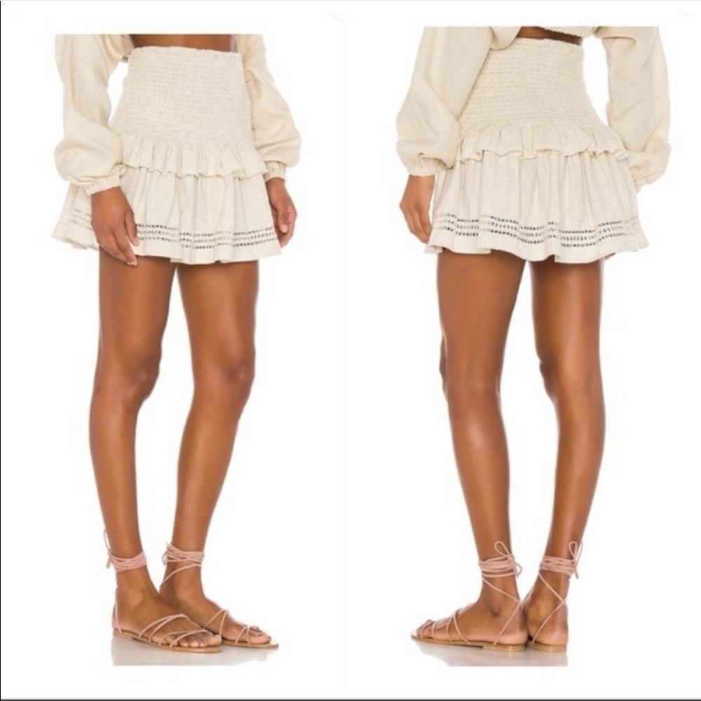 NWT Spell & The Gypsy Lola Ruched Mini Skirt